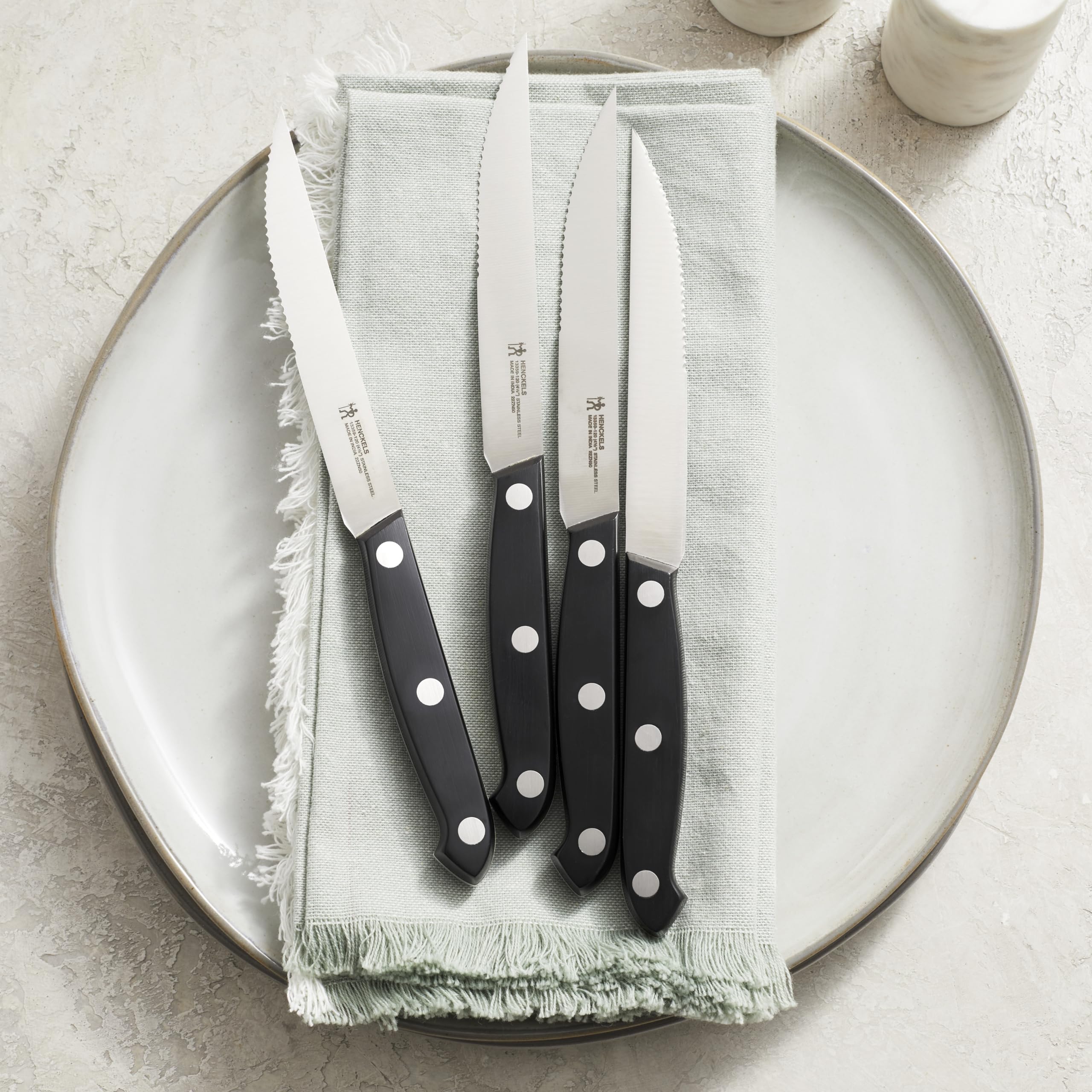 フェッタリッチセット Amazon.com: HENCKELS Prime Razor-Sharp Steak Knife Set of 4